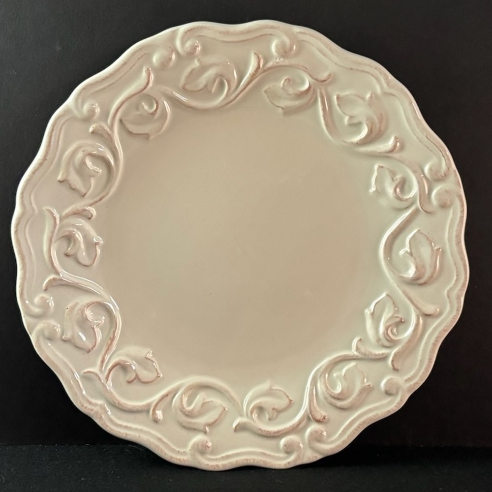 JCPenney Chris Madden Felice Ivory Salad Plate Replacement 9 1/8"